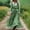 Dresses-492Green, variant on Gamivast Long Dresses for Women Long Sleeve Shirt Dress Lapel Collar Maxi Dress Button Down Empire Waist Elegant Classy Office Daily Wear