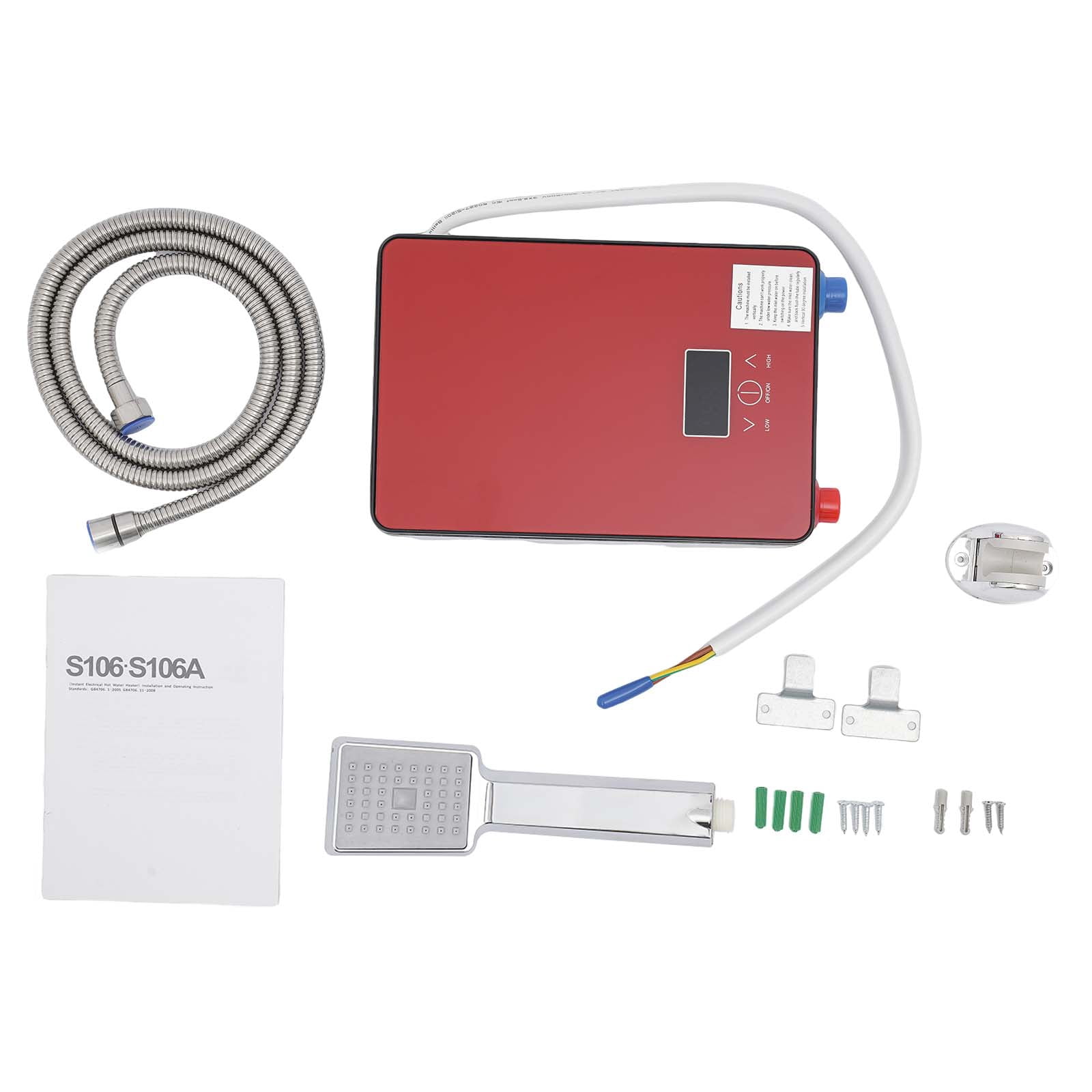 Tankless Water Heater,6500W AC 220V Electric Water Heater, Instant Electric Water Heater