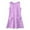 Purple, variant on Girl Summer Boho Tie Shoulder Midi Tiered Dresses With Pockets Girls Dresses for Summer Beach Vacation Holiday Casual Party School Daily Wear