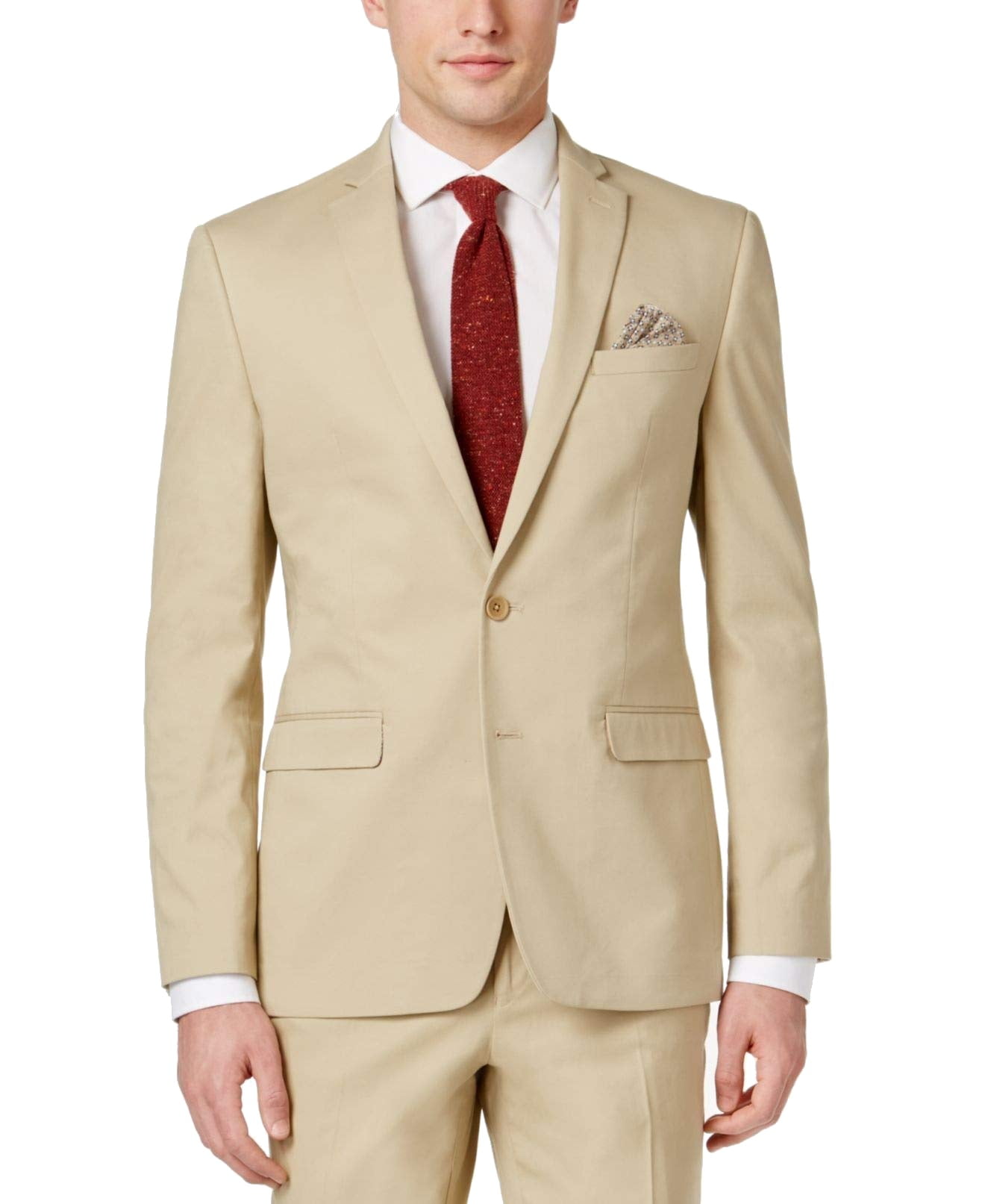 Bar III Suits & Suit Separates - Mens Long Slim Fit Two Button Blazer ...