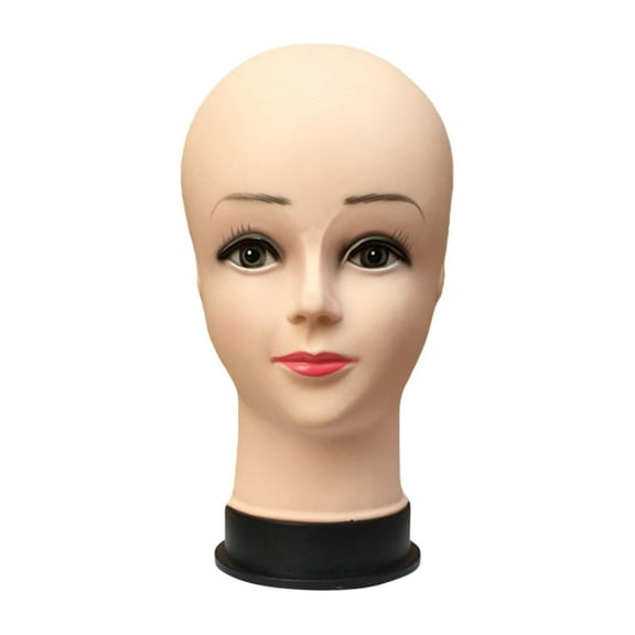 Gazechimp Female Bald Mannequin Head Foam Display Head for Headset Foam Making Display