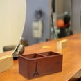 thumbnail image 5 of Organizador de herramientas de peluquería de madera vintage, caja de almacenamiento multifuncional para tijeras, herramientas de peluquería, organizador de escritorio para salón y hogar., 5 of 5