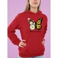 thumbnail image 2 of Make Your Own Magic W Daisies Hoodie Women -Image by Shutterstock, Female 4X-Large, 2 of 4
