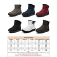 thumbnail image 2 of SIMANLAN Womens Snow Boots Plush Lined Anti-Slip Warm Winter Boots Outdoor Ankle Booties, 2 of 2