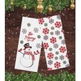thumbnail image 3 of Christmas Kitchen Towels, 2-Piece Set White Cardinal Snowflake Dual-Sided Print Winter Wonder, 3 of 6