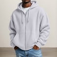 thumbnail image 2 of Knit Solid Zip Hoodie For Everyday Comfort And Casual Style, 2 of 4