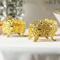 thumbnail image 2 of Portable Wedding Trinket Box Candy Container Souvenir Gift Case Home Table Decor, 2 of 8