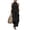 Black, variant on Women's Burgundy Ruched Halter Maxi Dress with Pockets - Relaxed Fit Sleeveless Long Summer Dress for Beach Vacations, Lounge Days, and Resort Style