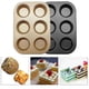 thumbnail image 4 of 6-slot Non-stick Muffin Pancake Cake Baking Pan Tray Dish Mold Kitchen Bakeware-zzy, 4 of 5