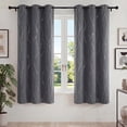 thumbnail image 1 of Blackout Cortinas para Recámara, Cortina Blackout Térmica Aislada 2 Paneles 42x72 Pulgadas, Cortinas Negras con Ojales, Reducción de Ruido, Ahorro de Energía y Cortinas sin Arrugas para Sala de Estar, 1 of 7