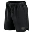 thumbnail image 2 of Men's Fanatics Black San Francisco 49ers Front Office Micro Tonal Shorts, 2 of 3