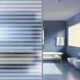 thumbnail image 1 of vidaXL Frosted Privacy Window Film Adhesive Stripes 0.9x5 m, 1 of 5
