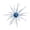 Blue, variant on Sea Urchin Soft Bait for Bass Fishing, Dice Bait Simulation Tentacle Creature Lure, Tear Resistant Finesse Worm, Saltwater Freshwater Artificial Bait for Trout Pike Redfish