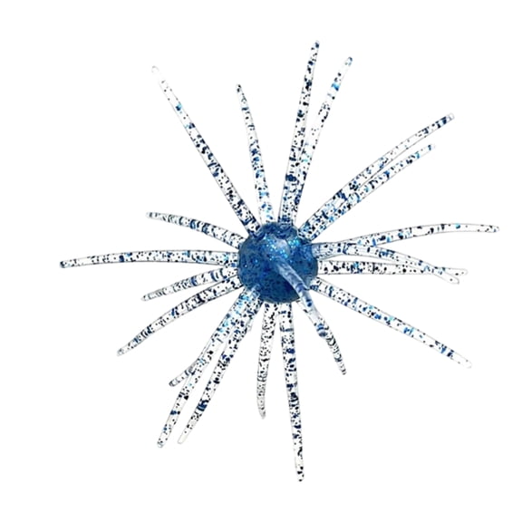 Biomimetic Sea Urchin | Sea Bass Fishing Lures | Floating Simulation Seas Urchin Dice Baits for Bass Fishing | Artificial Squirm Fuzzy Dice Fishings Soft Lure Bait Accessories for Saltwater, Shore