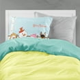 thumbnail image 2 of Merry Christmas Carolers English Toy Terrier Fabric Standard Pillowcase, 2 of 2