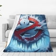 thumbnail image 2 of Cartoon Logo Ghostbusters Flannel Blanket Ultra-Soft Micro Fleece Throw Blanket For Bed Sofa Couch Car Office Unisex Adult Fuzzy Bed Blanket Cozy Kids Throw Blanket 40"x30", 2 of 8