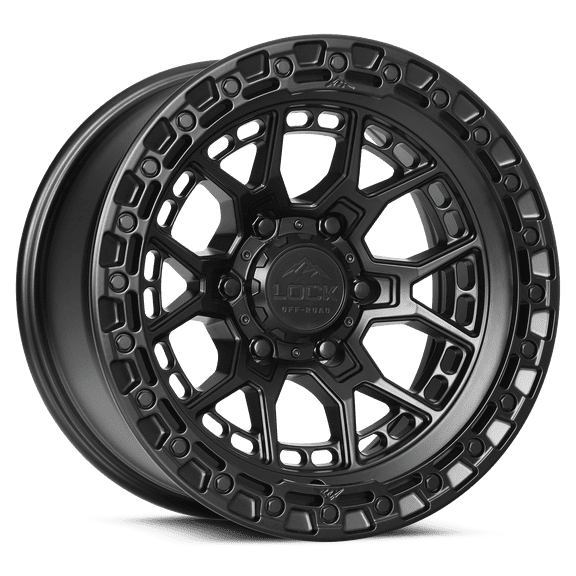 Lock Off-Road Commando Matte Black with Matte Black Ring 9-20
