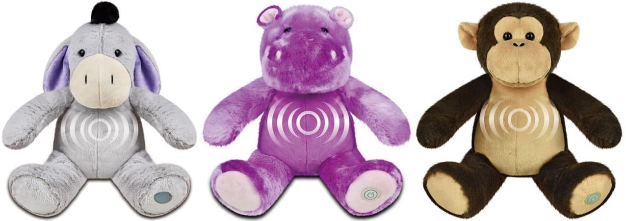Health Touch Huggable Massager Gift with Relaxing Vibration, for Neck and Back Massager - Hippo