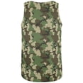 thumbnail image 2 of Green Woodland Camo All Over Mens Tank Top Multi MD, 2 of 2