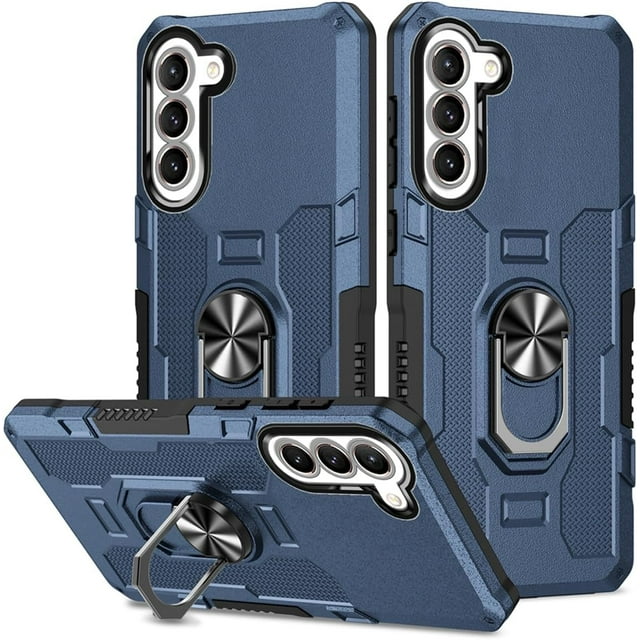 HCTian Case for Galaxy S21 5G Case, Samsung S21 SM-G991U Case, Heavy Duty Kickstand Holder Built-in Magnetic Car Mount Shockproof Camera Protective Phone Cover for Samsung Galaxy S21 5G