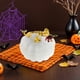 thumbnail image 3 of Figurina de calabaza de cristal soplada a mano, calabaza de cristal, coleccionable, decoraciones de Halloween Acción de gracias, blanco, 3 of 6