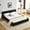 DARK GREY, variant on Modern Queen Platform Bed with Headboard / Add Contemporary Look to Bedroom