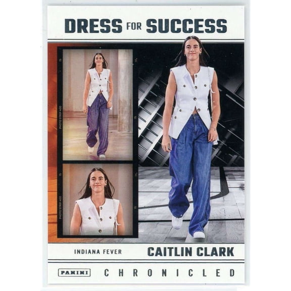 WNBA 2025 Panini Caitlin Clark Chronicled Dress for Success Caitlin Clark #63