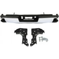 thumbnail image 2 of ALL-CARB Chrome Rear Step Bumper without Park Assist Sensor Holes Replacement for 2014-2018 Chevy Silverado GMC Sierra 1500 GM1103176 84077953, 2 of 7