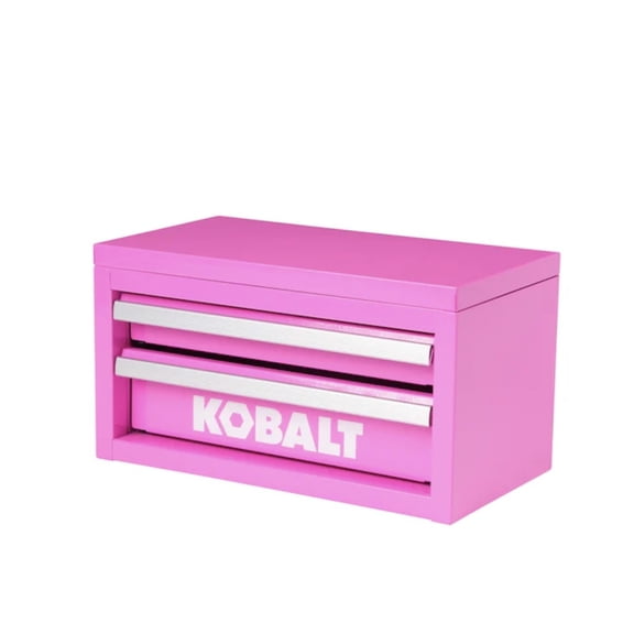 Kobalt Mini Toolbox 2 Drawer Hot Pink