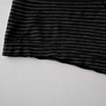 thumbnail image 4 of YFNNUP Striped Tops for Women Short Sleeve Slim Fit Shirt Round Neck Casual Summer T-Shirts Teens Soft Comfy Workout Fitted Tunic Shirts, 4 of 10