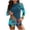 White, variant on Qingpeng Womens Two Piece UV UPF 50 Swim Shirt Bathing Suit Long Sleeve Rash Guard Swimsuits with Boyshort Bottoms