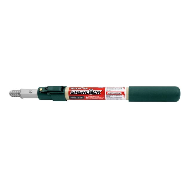 Barra de extensión Wooster Sherlock SR053, ajustable de 0,3 a 0,6 m