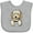 AC-Heather Grey, variant on Inktastic Pocket Goldendoodle Boys or Girls Baby Bib
