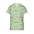 thumbnail image 6 of Honeii Spring Gnomes Print Youth Short Sleeve T-Shirt,Boys Athletic Shirt,Quick Dry Short Sleeve Performance Moisture Wicking T Shirt, 6 of 6