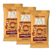 Zee Zees Campfire S'mores JMS2Soft Baked Snack Bars, 1.3 oz, 30 pack, Nut Free, Whole Grain, School Safe, On-The-Go