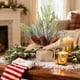 thumbnail image 5 of 12-inch Desktop Christmas Tree Small Artificial Christmas Tree Mini Christmas Tree With Red Berry Pines Cones And Burlaps Base Ideal For Home Farmhouses Desk, 5 of 6
