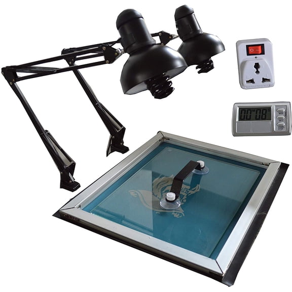 INTBUYING 20x20 Inch UV Exposure Unit Equipment for Silk Screen Printing Simple Type UV Exposure Unit Stencil Ink-Jet Making Plate Light