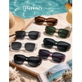 thumbnail image 4 of TINHAO Polarized Sunglasses Over Glasses for Women Men, Fit Over Glasses Sunglasses with Square Oversized UV Protection, 4 of 7