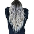 thumbnail image 2 of Hair Curly , Universal Adjustable Black Gray Gradient Curly  Loose Synthetic  For Cosplay, 2 of 8