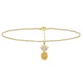 thumbnail image 1 of Tobillera de playa dorada de tamaño ajustable, tobillera de joyería para mujer, regalo de joyería de playa Wmkox8yii fajkfhkj3600, 1 of 1