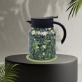 thumbnail image 2 of Glass&Bottle Floral Pattern Tea Pot with Built-In Infuser 35 Oz Stainless Steel Teapot Long Insulation for Hot & Cold Beverages, 2 of 5