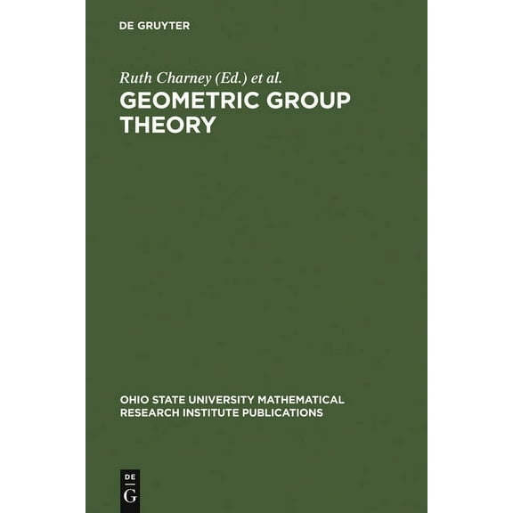 Ohio State University Mathematical Resea Geometric Group Theory, Book 3, (Hardcover)