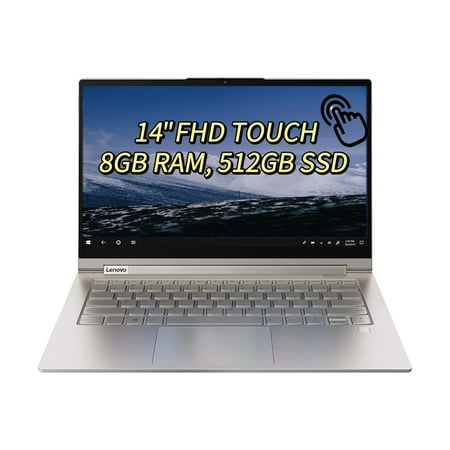Lenovo Yoga C940-14 FHD(1920x1080) IPS Touch, 360deg 2-in-1 Design, Fingerprint Reader, Intel 10th gen i7-1065G7 up to 1.3 GHz, 4 Cores, 8GB DDR4 RAM, 512GB SSD, Win 10, Gray, EAT Pen