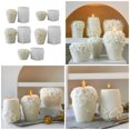 thumbnail image 2 of Osdhezcn Flexible Silicone Mold for Creative Rattan Flower Pattern Candle and Soap Making, 2 of 11