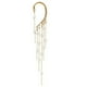 thumbnail image 1 of 1pc Pendientes de clip de borla de perlas Clip de oreja sin perforaciones de moda para mujeres Dorado, 1 of 6