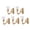 Golden, variant on 5x Hanging Model Railway Wall Scale for Micro Landscape Fairy Garden Bronze
