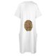 thumbnail image 5 of Vestido holgado con bolsillos en color marrón cerebro para niñas, ropa de mujer, vestido de fiesta, noche, elegante, de lujo, celebridad., 5 of 7