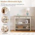 thumbnail image 6 of Hallway Console Table, Retro Console Table, Entryway Table Display Shelf With 2 Drawers And 2-Tier Open Storage Shelf For Entryway Dining Room, Living Room, Home, 6 of 9