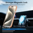 thumbnail image 2 of TECH CIRCLE for iPhone 16 Pro Case 6.3-Inch (2024), Clear Back, Cute Shimmer, Compatible with MagSafe, Built-in Hidden Phone Stand, Slim Fit Thin Lightweight, Magnetic Protective Back Cover, Orange, 2 of 8