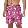 thumbnail image 2 of Balery Love Dog Mens Swim Trunks Swim Shorts for Men Quick Dry Inseam Beach Shorts with Compression Liner Pocket-X-Large, 2 of 9